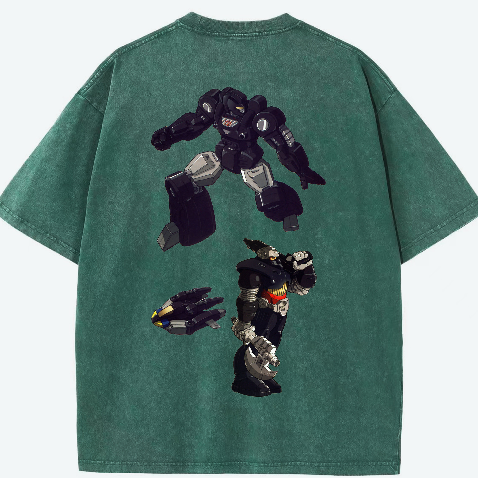 （画像用）  綿100% ヴィンテージ風 半袖Tシャツ（背面プリント）